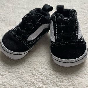 Baby VANS - Black - Crib Shoe